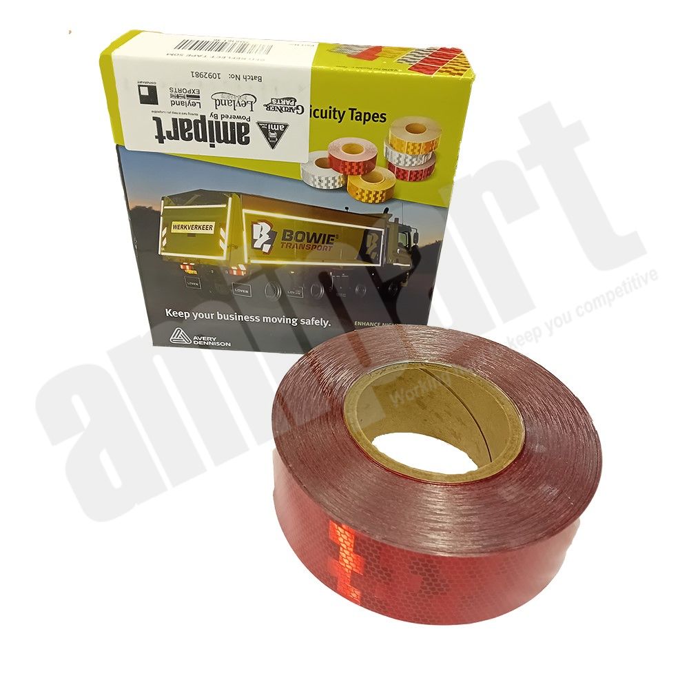 Amipart - 50M RED REFLECTIVE TAPE