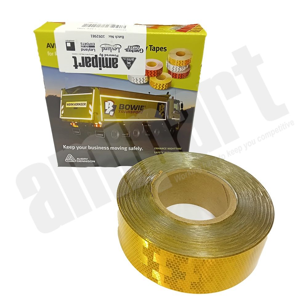 Amipart - 50M AMBER REFLECTIVE TAPE